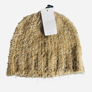 NWT Womens Chill Proof Mix Match Metallic Shag Beanie